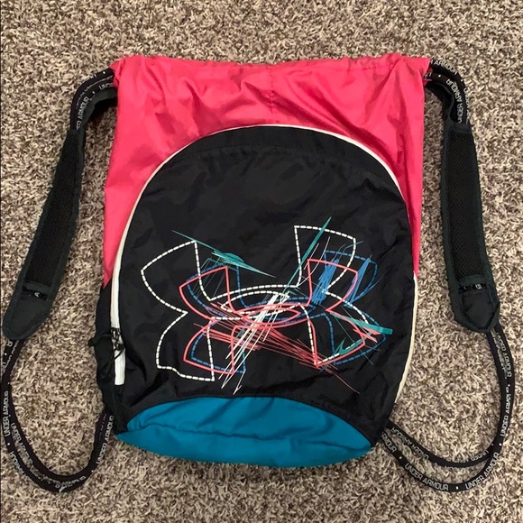 under armour sling backpack pink